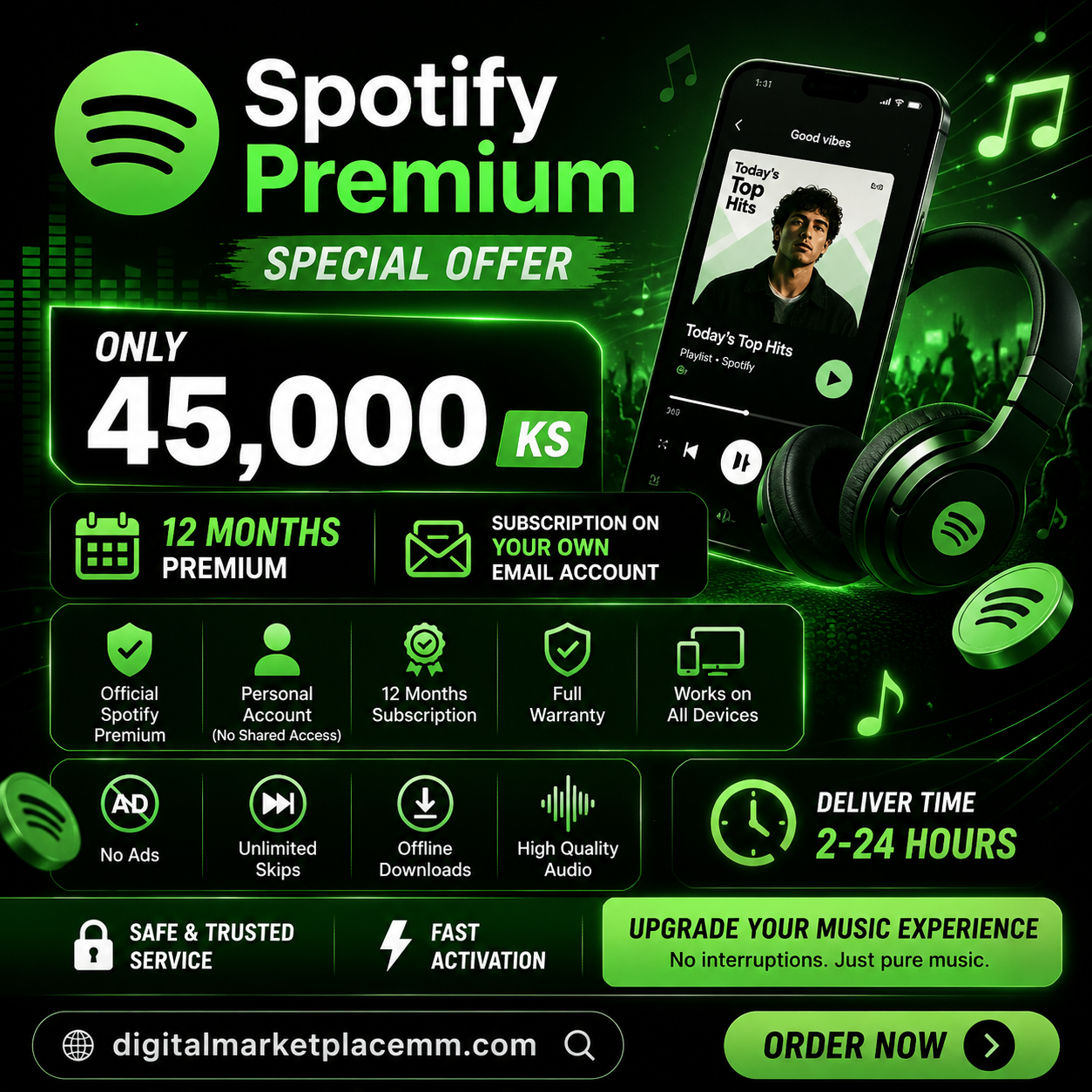 🎵 Spotify Premium Special Offer
