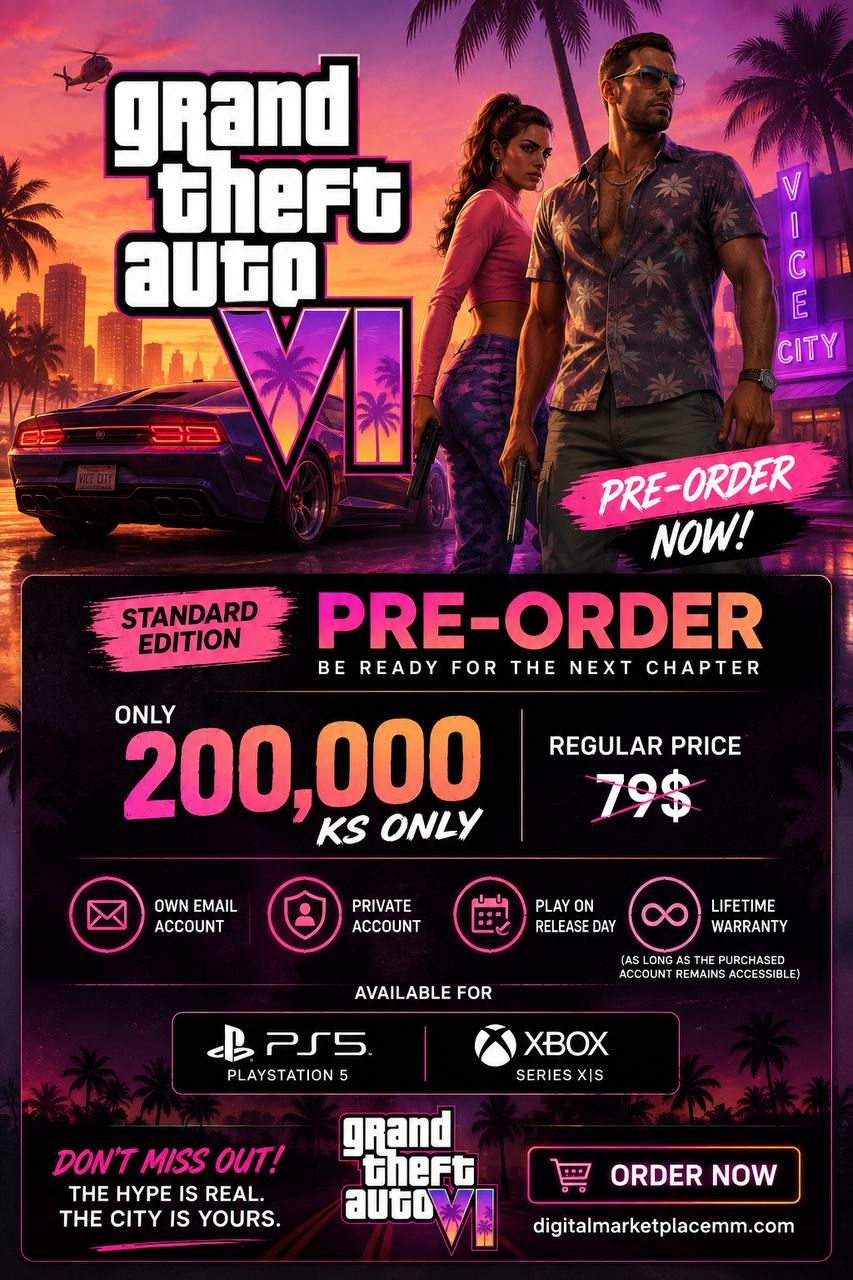 🎮 Grand Theft Auto VI – Standard Edition Pre-Order 🔥